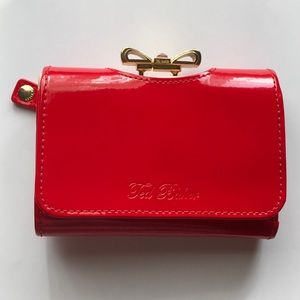 ted baker red wallet